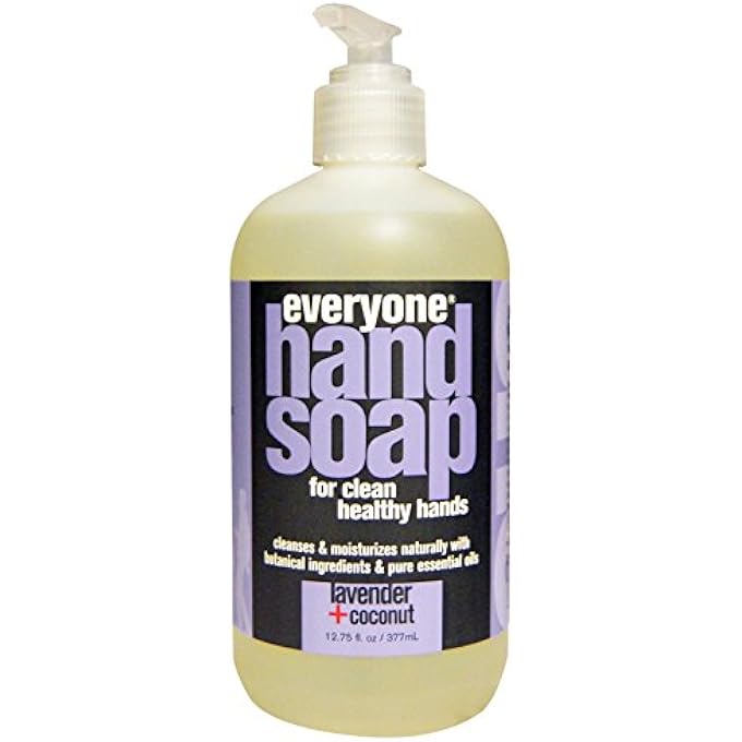 Everyone BOTANICAL LAVENDER + COCONUT HAND SOAP & BOTANICAL APRICOT + VANILLA HAND SOAP BUNDLE, 12.75 OZ EACH - Image 2